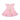 Sophie Crochet Lace Detail Double Cloth Dress - Pink