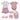 Infant Essentials Clothing Gift Set - 8pc - Half Sleeves - Girls - Peach - MyMilestones 