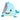 Tummy-time / Play-time Mat With Sensory Pillow - Whale Fish-Blue - MyMilestones 