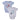 Bodysuit 2Pc Pack - Boys - Grey/Baby Blue