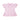Top Half Sleeves Girls - Pink Butterfly Print