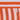 Bath Towel Modern Stripped - Orange/White - MyMilestones 
